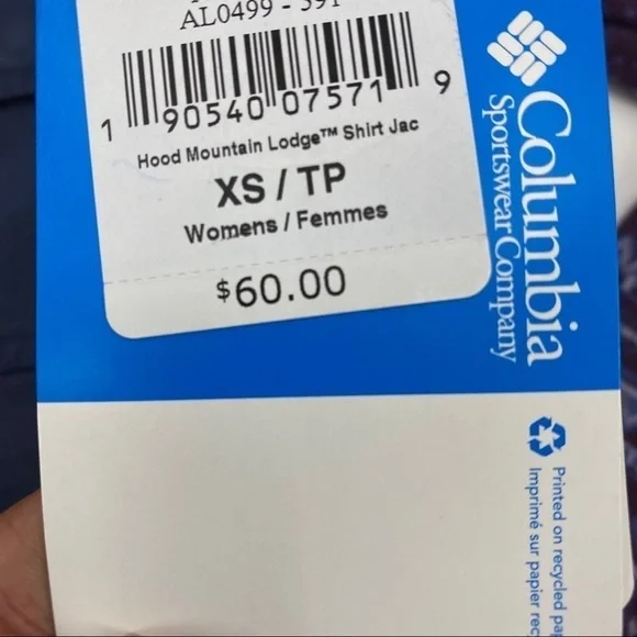 Columbia Hood Mountain Lodge Shirt Jacket NWT - Picture 10 of 12